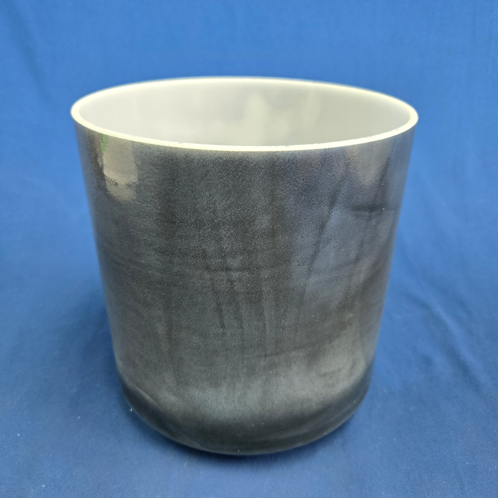 [3508] [#3508] 7" Dumortierite Infused Quartz Crystal Singing Bowl | 4F+39 | 357 Hz