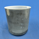 [#3510] 7" Dumortierite Infused Quartz Crystal Singing Bowl | 4F+33 | 356 Hz