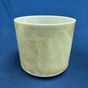 [#3512] 7" Matcha Infused Quartz Crystal Singing Bowl | 4F-18 | 345 Hz
