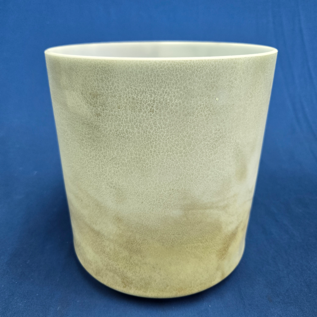 [3514] [#3514] 7" Matcha Infused Quartz Crystal Singing Bowl | 4E-15 | 326 Hz