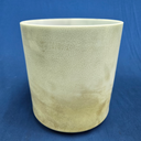 [#3514] 7" Matcha Infused Quartz Crystal Singing Bowl | 4E-15 | 326 Hz