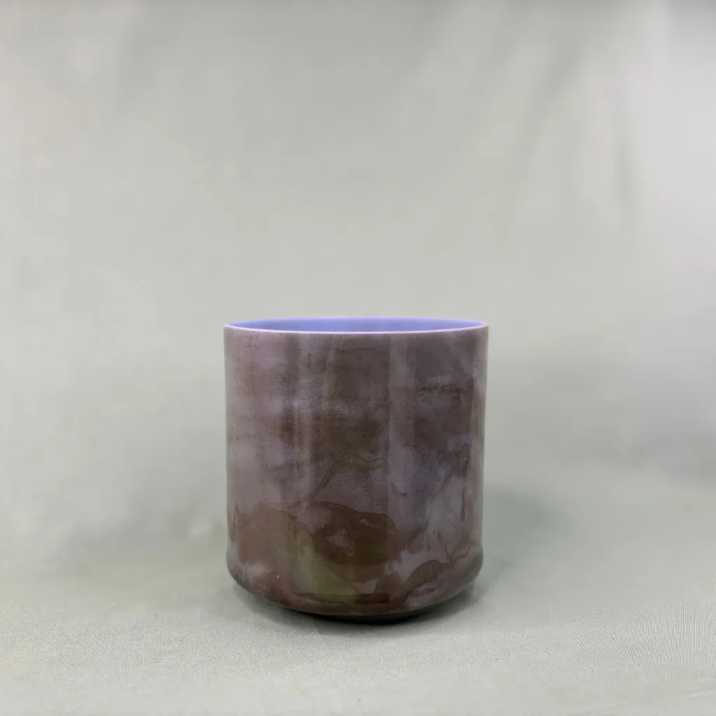 [1014] Dioptase Quartz Crystal Singing Bowl | 6" A# Note (0) | #1014