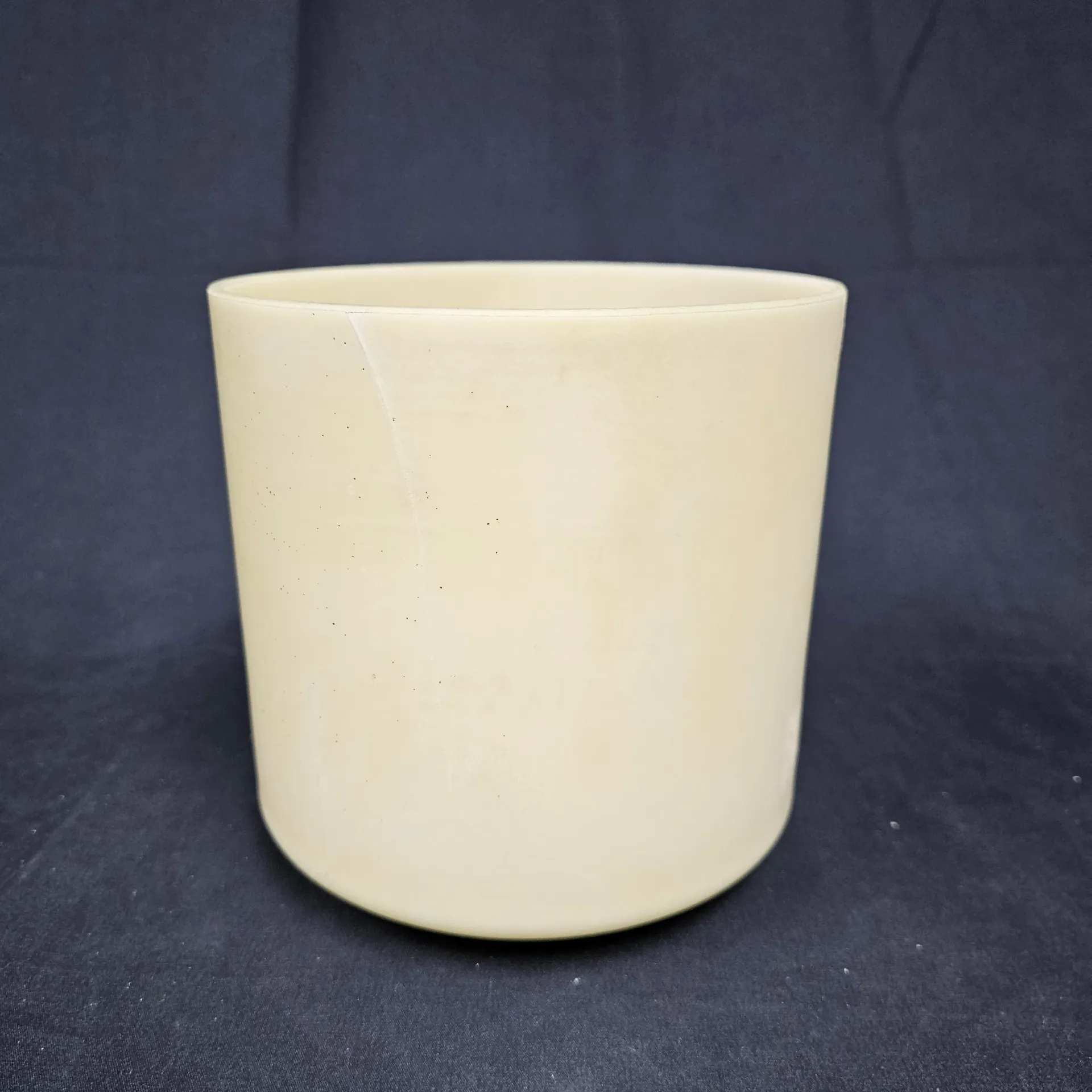 [#1074] 6.5" Devalite Infused Quartz Crystal Singing Bowl | 4A-25 | 433 Hz