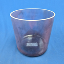 [#3619] 7" Purpurite Infused Quartz Crystal Singing Bowl | 4F#-34 | 362 Hz