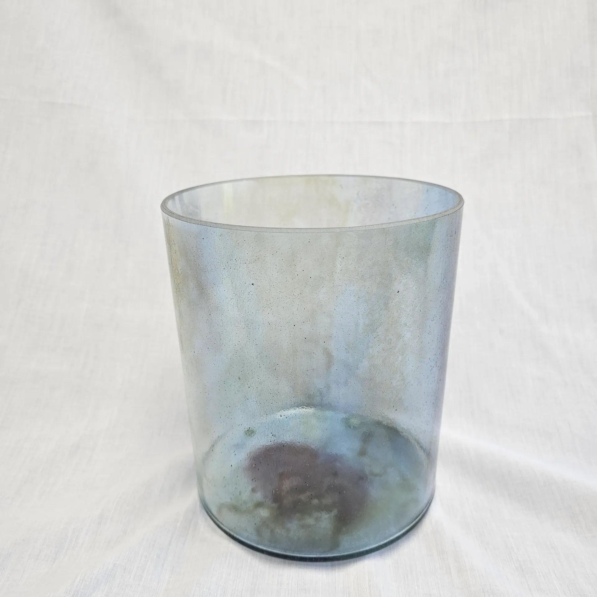 [#3625] Fluorite Infused Quartz Crystal Singing Bowl | 7" | 4E 0 | 329 Hz