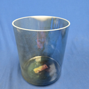 [#3626] Fluorite Infused Quartz Crystal Singing Bowl | 7" | 4D+45 | 301 Hz