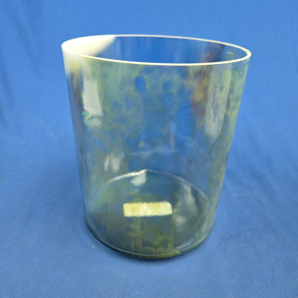 [3628] [#3628] 7" Fluorite Infused Quartz Crystal Singing Bowl | 4D+36 | 300 Hz