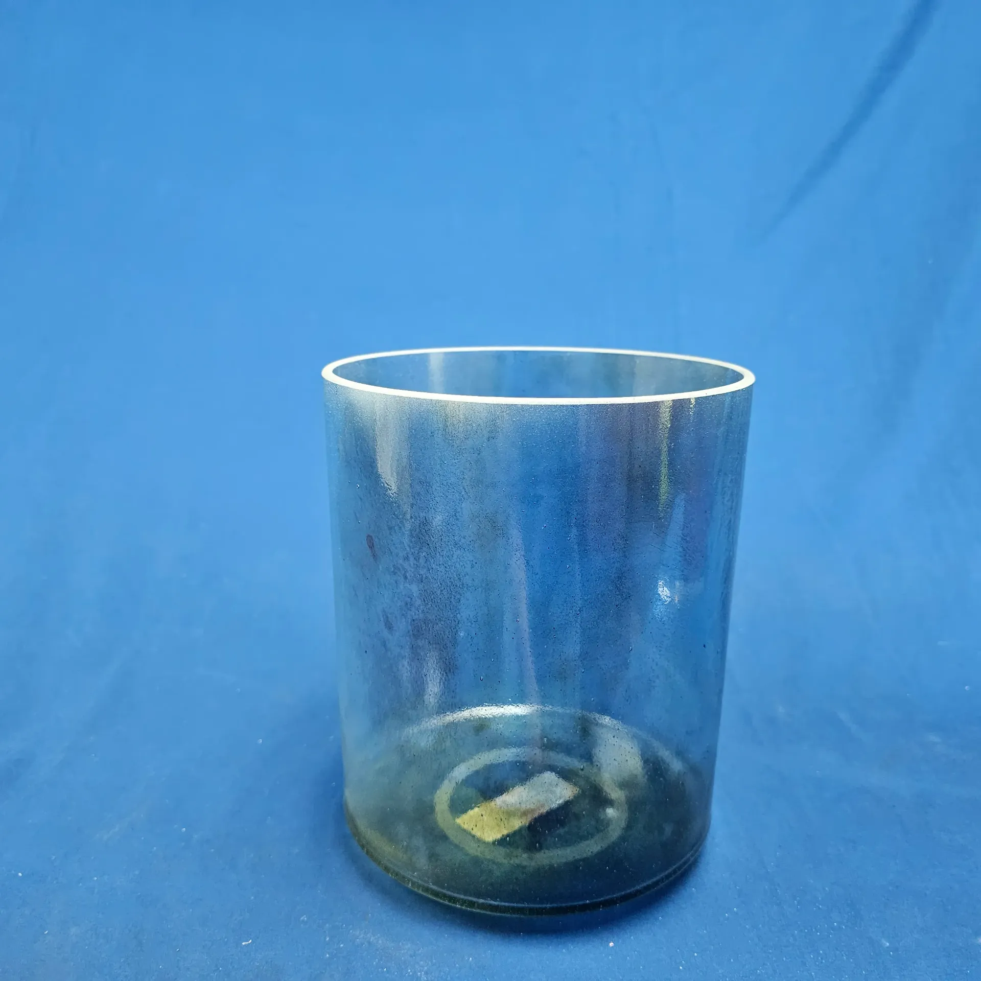 [3631] [#3631] 7" Fluorite Infused Quartz Crystal Singing Bowl | 4F+11 | 351 Hz