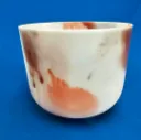 [#3695] Cacao & Rose Petal Infused Quartz Crystal Singing Bowl | 10" | 3G#+37 | 212 Hz