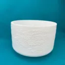 [#1149] 9" Epsom Salt Infused Quartz Crystal Singing Bowl | F+5
