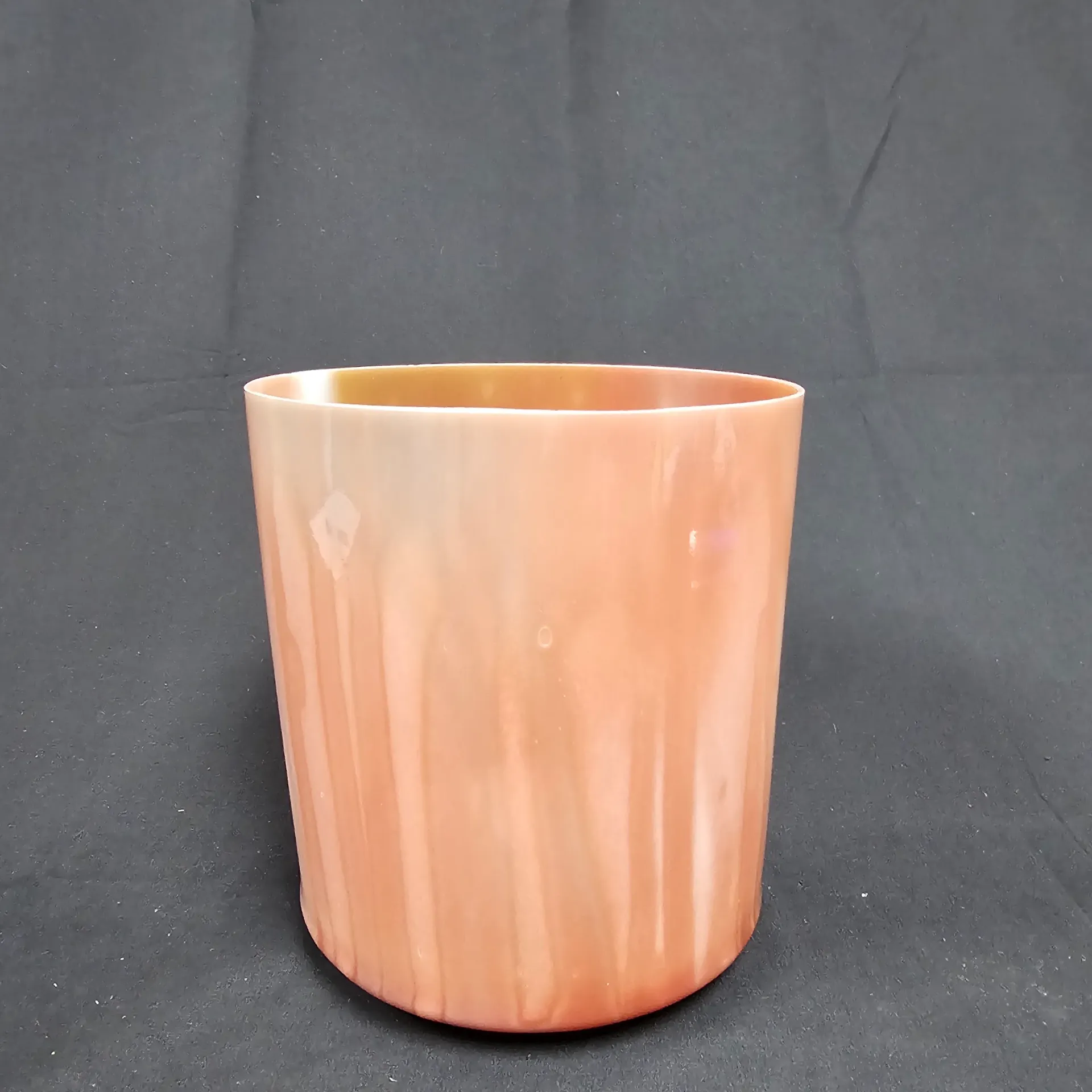 [#3716] 6" Cacao & Rose Petal Infused Quartz Crystal Singing Bowl | 3A#-21 | 230 Hz