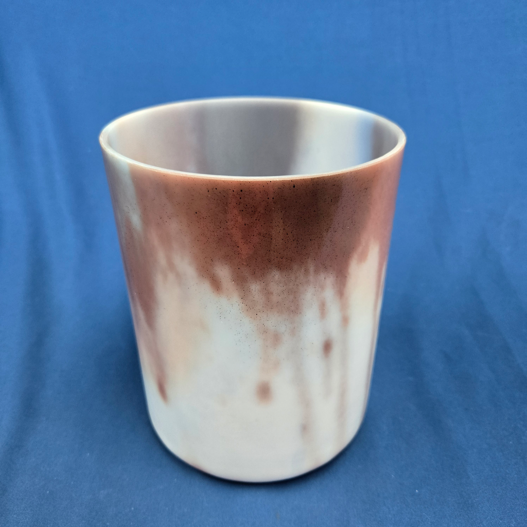 [3726] [#3726] 6" Lepidolite Infused Quartz Crystal Singing Bowl | 4A+22 | 445 Hz