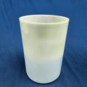 [#3733] 6" Spearmint & Blueberry Infused Quartz Crystal Singing Bowl | 4G#+15 | 419 Hz