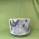 [#1166] 9" Purple Lace Agate Infused Quartz Crystal Singing Bowl | C#+5