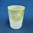 [#3737] 6" Spearmint & Blueberry Infused Quartz Crystal Singing Bowl | 4G#-11 | 412 Hz