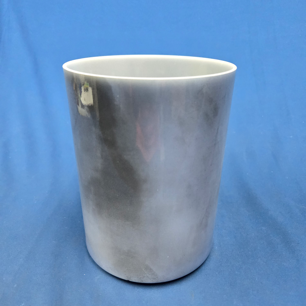 [3745] [#3745] 6" Dumortierite Infused Quartz Crystal Singing Bowl | 4F-8 | 347 Hz