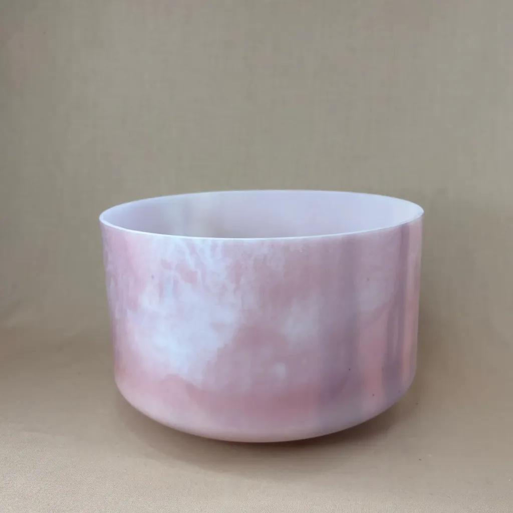 [1167] Purple Ruby Quartz Crystal Singing Bowl | 9" C# Note | C=528 Tuning | #1167
