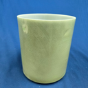 [#3756] 6" Matcha Infused Quartz Crystal Singing Bowl | 4A+4 | 441 Hz