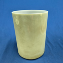 [#3757] 6" Matcha Infused Quartz Crystal Singing Bowl | 4D#+28 | 316 Hz