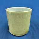 [#3759] 6" Matcha Infused Quartz Crystal Singing Bowl | 4G-4 | 390 Hz