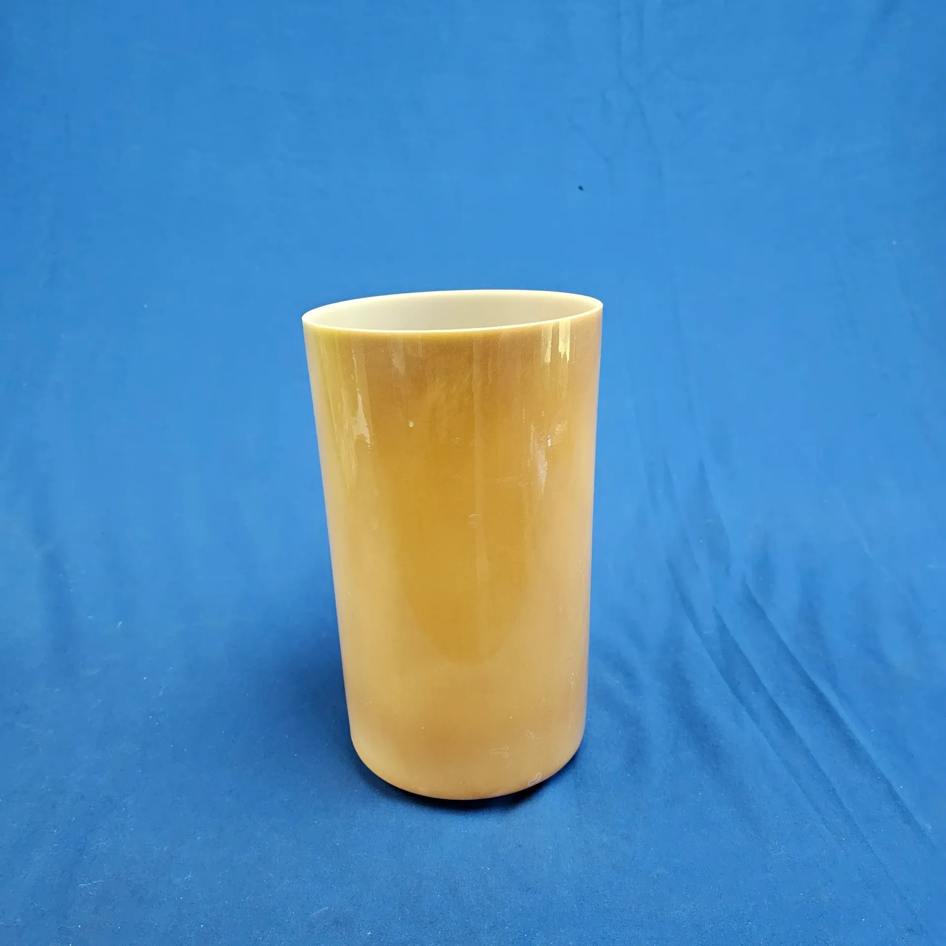 [#3765] Golden Honey Infused Quartz Crystal Singing Bowl | 6" | 4E +15 | 332 Hz
