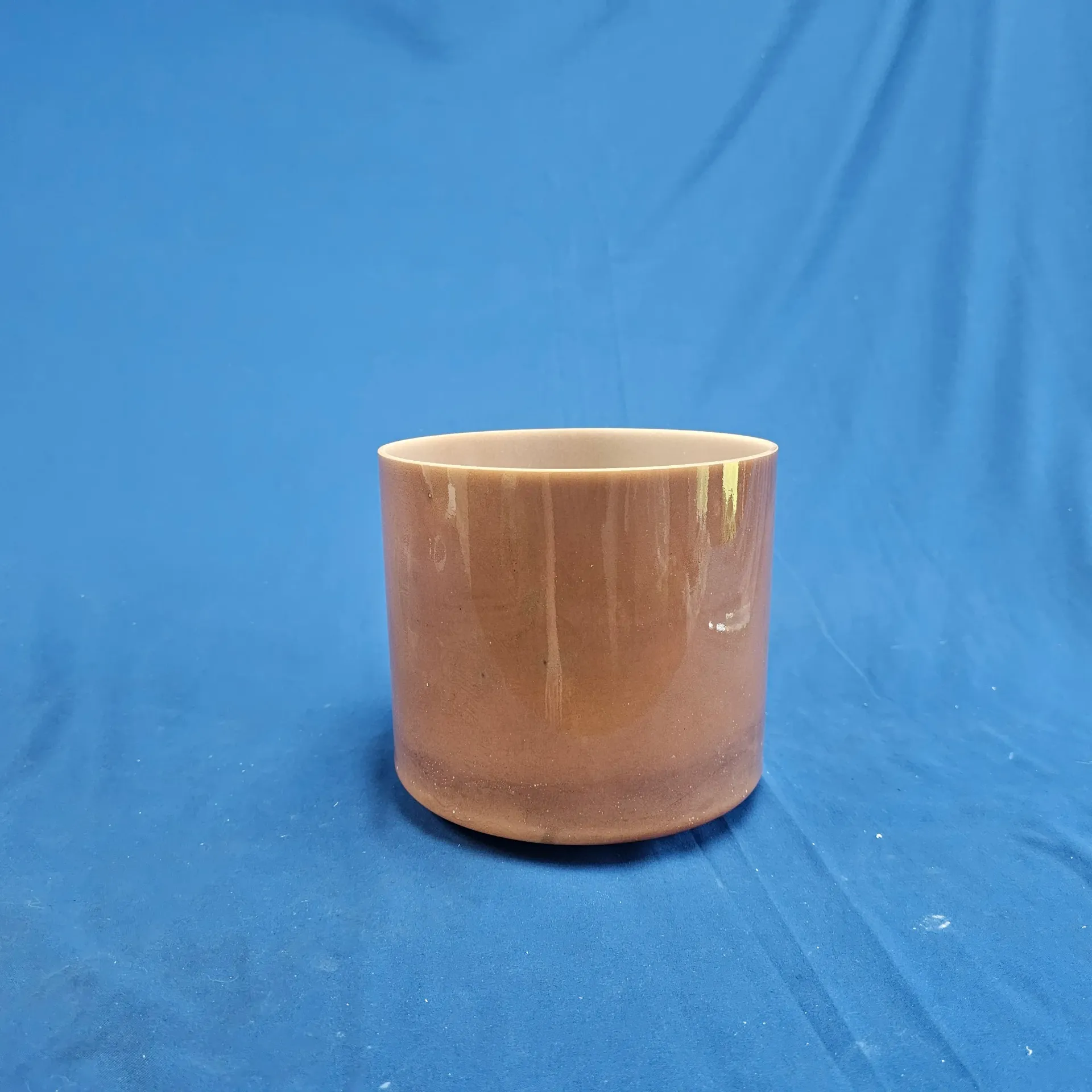 [#3773] 8" Cacao Infused Quartz Crystal Singing Bowl | 4C#-24 | 274 Hz
