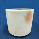 [#3780] 8" Cacao & Rose Petal Infused Quartz Crystal Singing Bowl | 4D-20 | 290 Hz