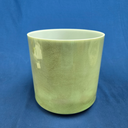 [#3795] 8" Matcha Infused Quartz Crystal Singing Bowl | 4D-36 | 287 Hz