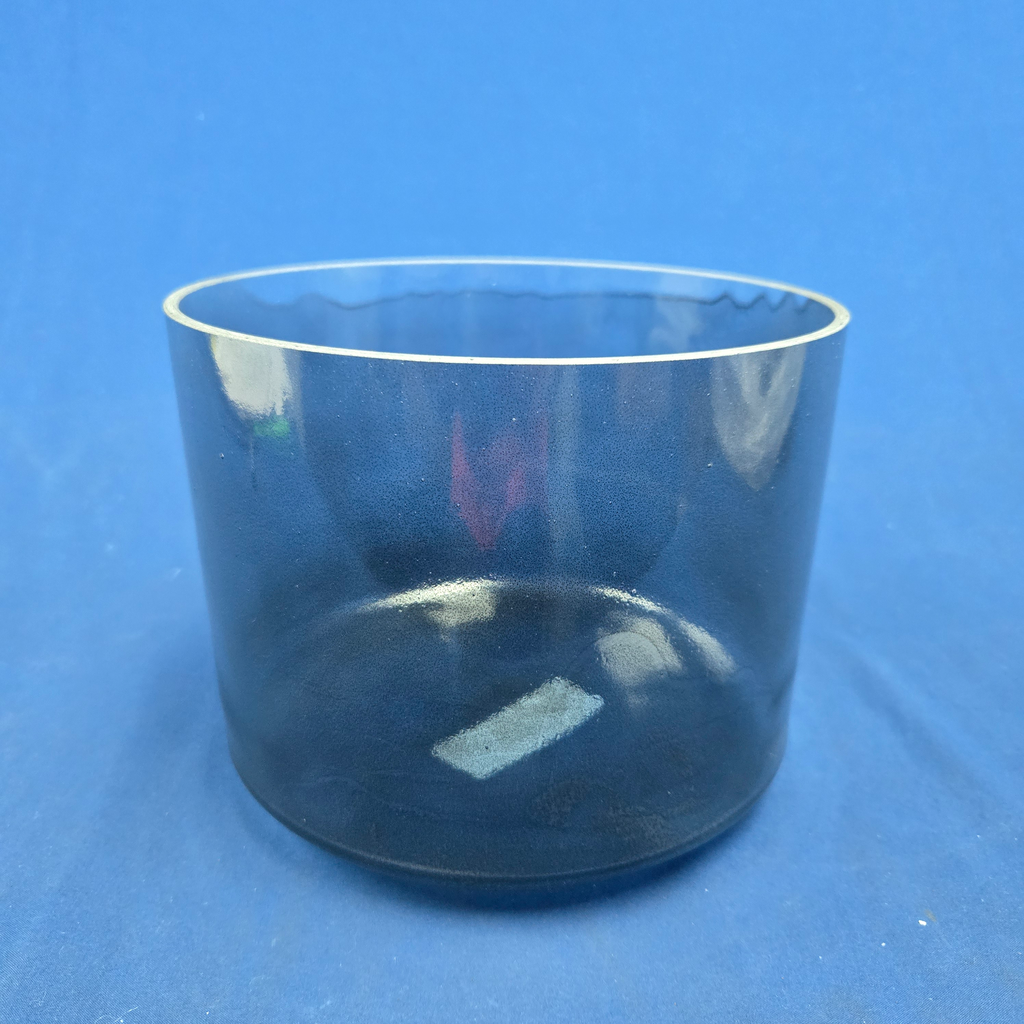 [3805] [#3805] 8" Kornerupine Infused Quartz Crystal Singing Bowl | 4F-48 | 339 Hz