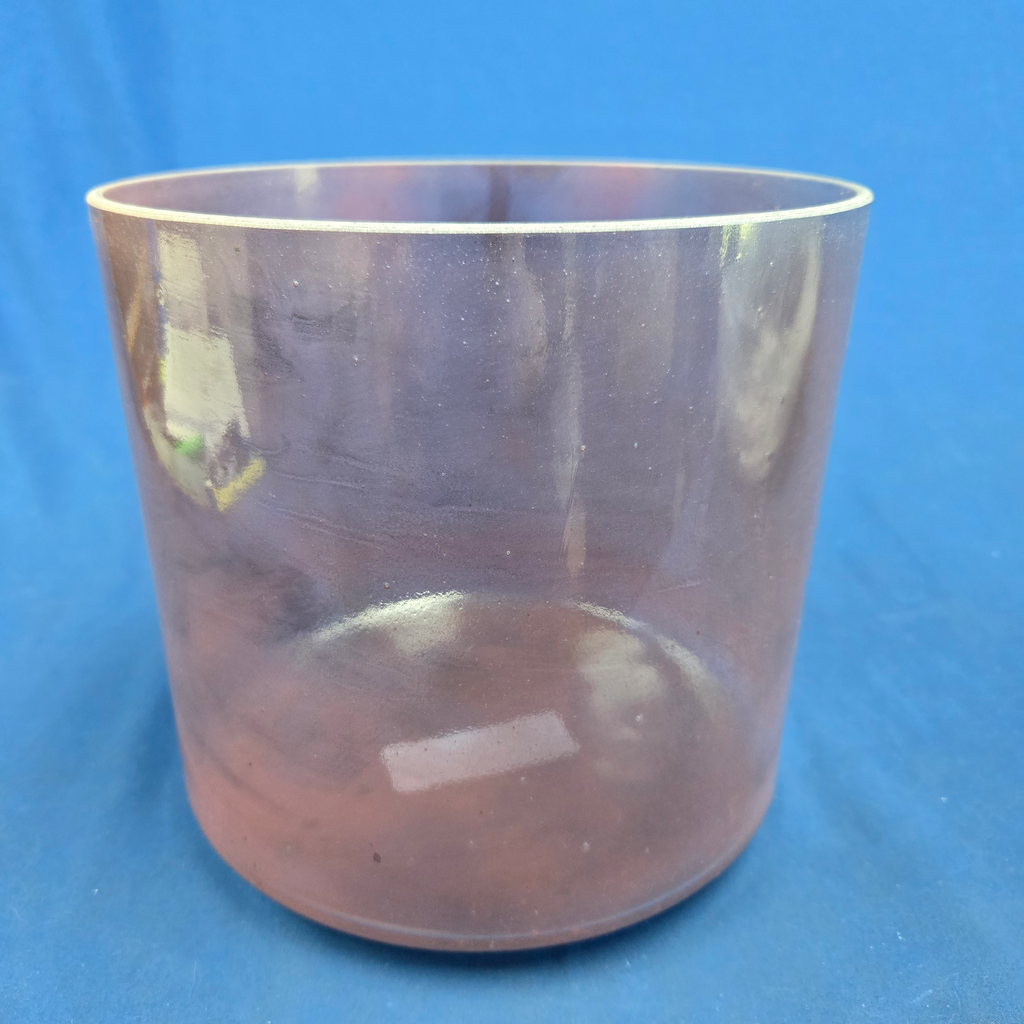 [3831] [#3831] 8" Purpurite Infused Quartz Crystal Singing Bowl | 4D-38 | 287 Hz
