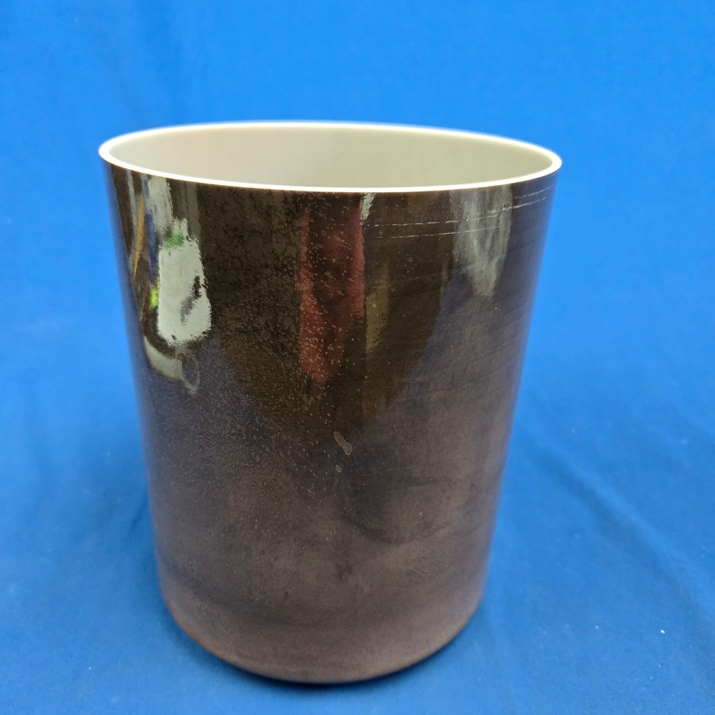 [3875] [#3875] 7" Cacao Infused Quartz Crystal Singing Bowl | 4C#+33 | 282 Hz
