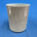 [#3888] 7" Cappuccino Infused Quartz Crystal Singing Bowl | 4C-14 | 259 Hz