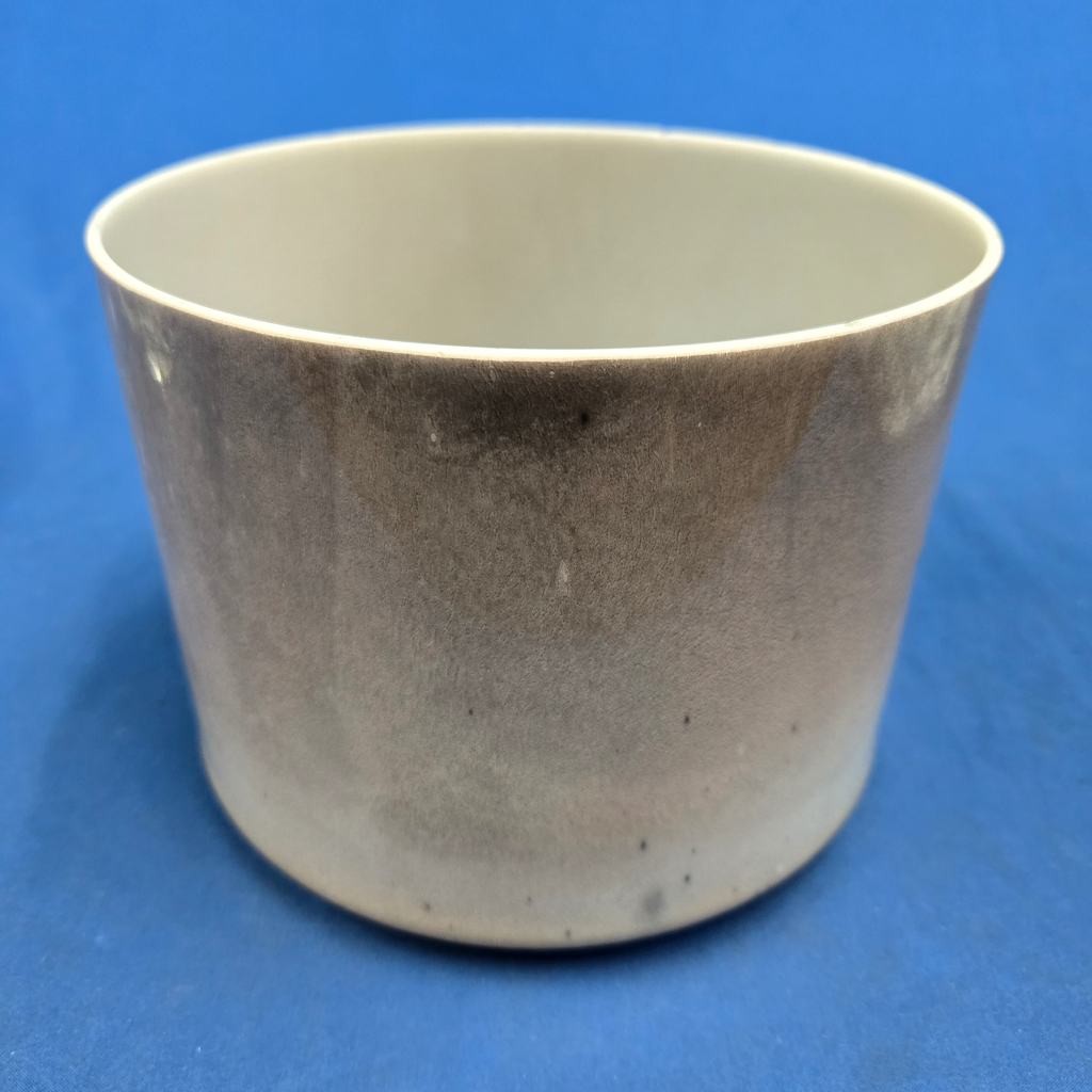[3892] [#3892] 7" Cappuccino Infused Quartz Crystal Singing Bowl | 4D+6 | 295 Hz