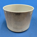 [#3892] 7" Cappuccino Infused Quartz Crystal Singing Bowl | 4D+6 | 295 Hz