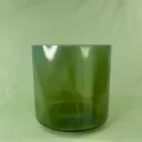 Tsavorite Quartz Crystal Singing Bowl | 7" F# Note (+20) | C=528 Tuning | #1239