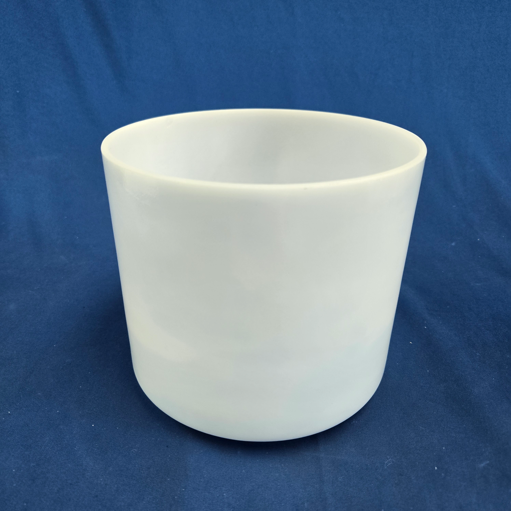 [#3896] 7" Moonstone Infused Quartz Crystal Singing Bowl | 4G-42 | 382 Hz