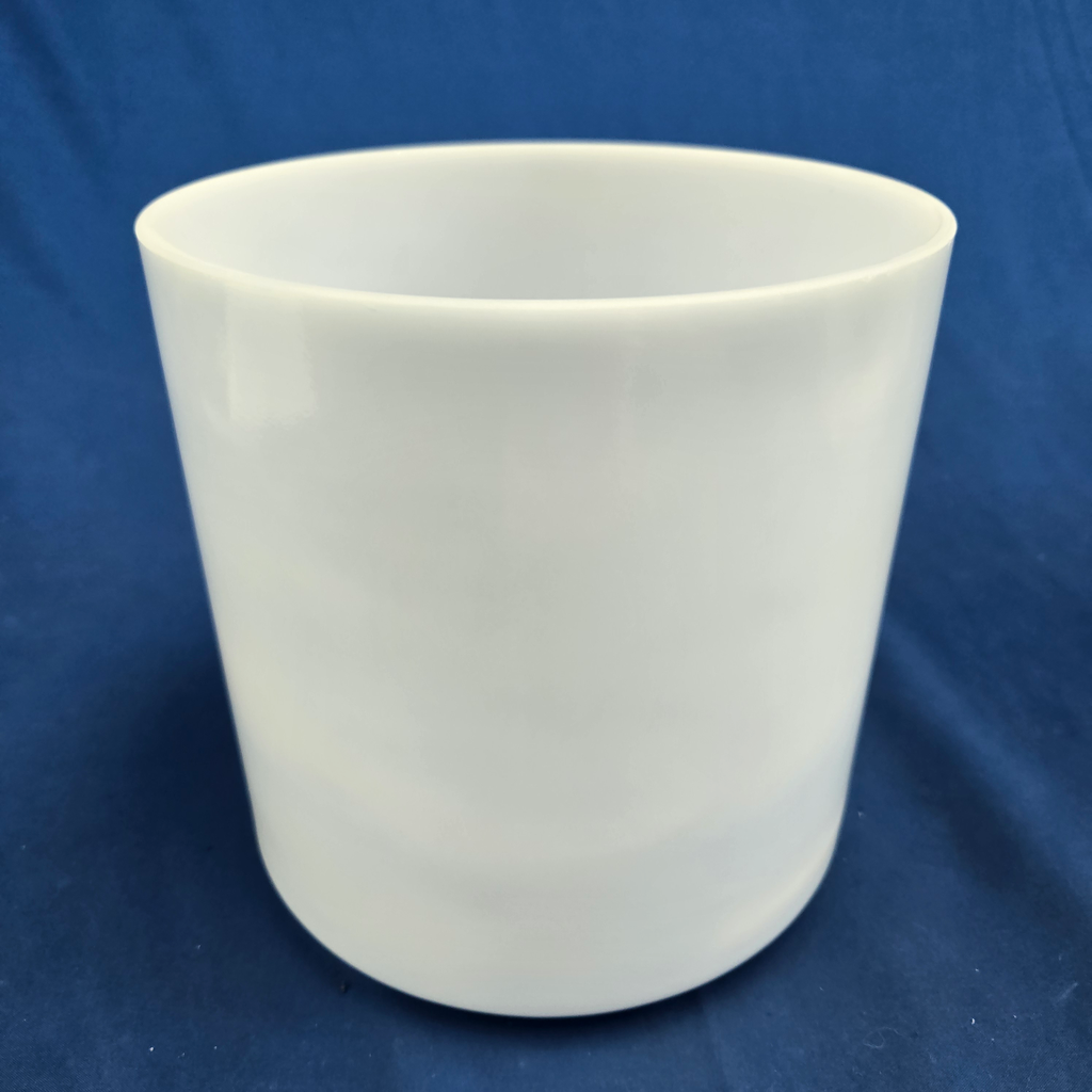 [3897] Moonstone Infused Quartz Crystal Singing Bowl | 7" | 4F+16 | 352 Hz