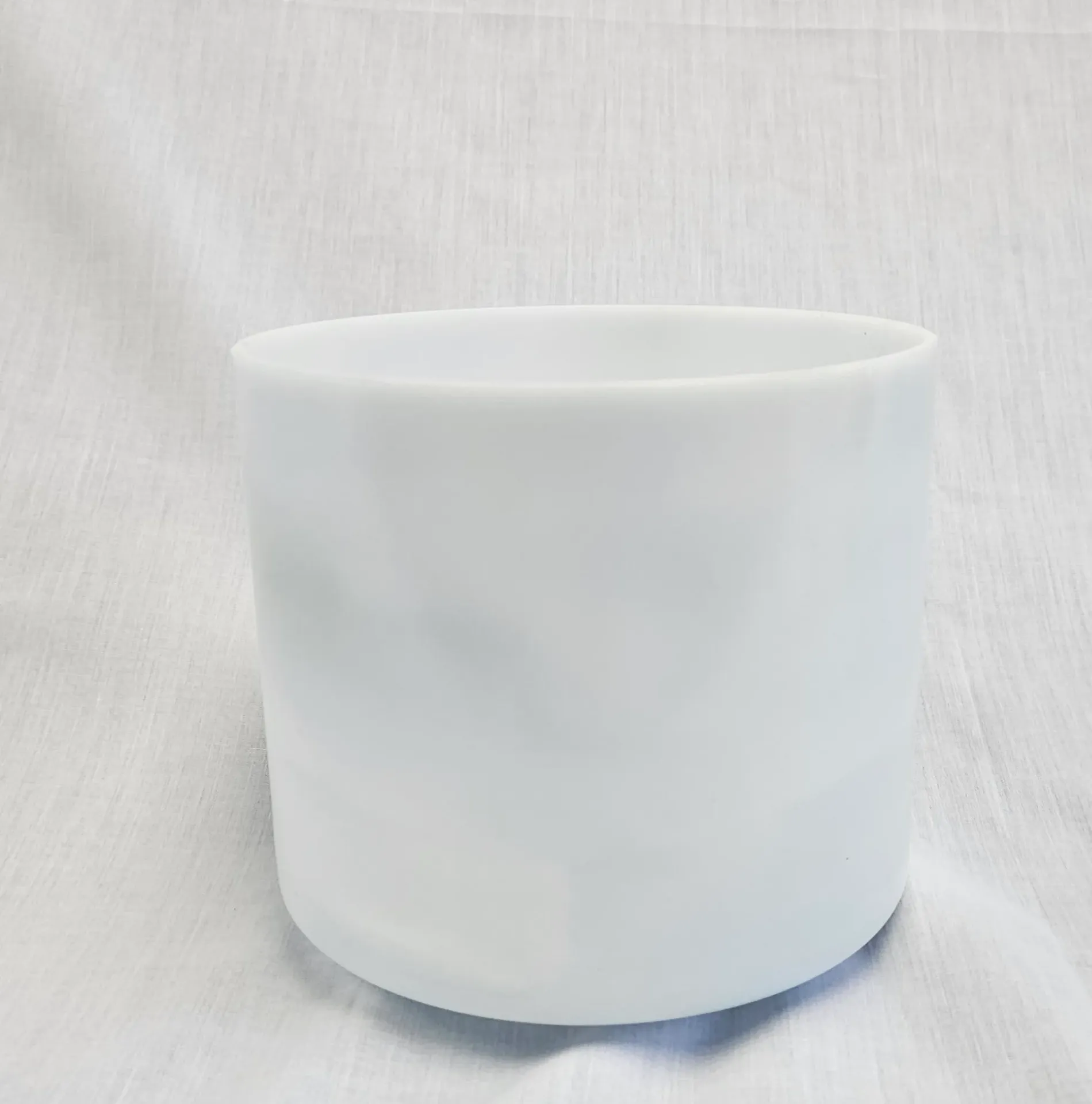[3898] Moonstone Infused Quartz Crystal Singing Bowl | 7" | 4G+33 | 399 Hz