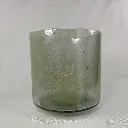 [#1244] 7" Chrysocolla Infused Quartz Crystal Singing Bowl | F#-25