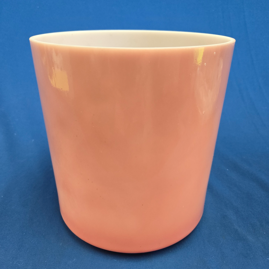 [3911] [#3911] 7" Rose Quartz Infused Quartz Crystal Singing Bowl | 4E+24 | 334 Hz
