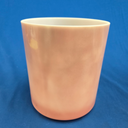 [#3912] 7" Rose Quartz Infused Quartz Crystal Singing Bowl | 4F#+3 | 370 Hz
