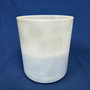 [#3921] 7" Spearmint & Blueberry Infused Quartz Crystal Singing Bowl | 4F#-11 | 367 Hz