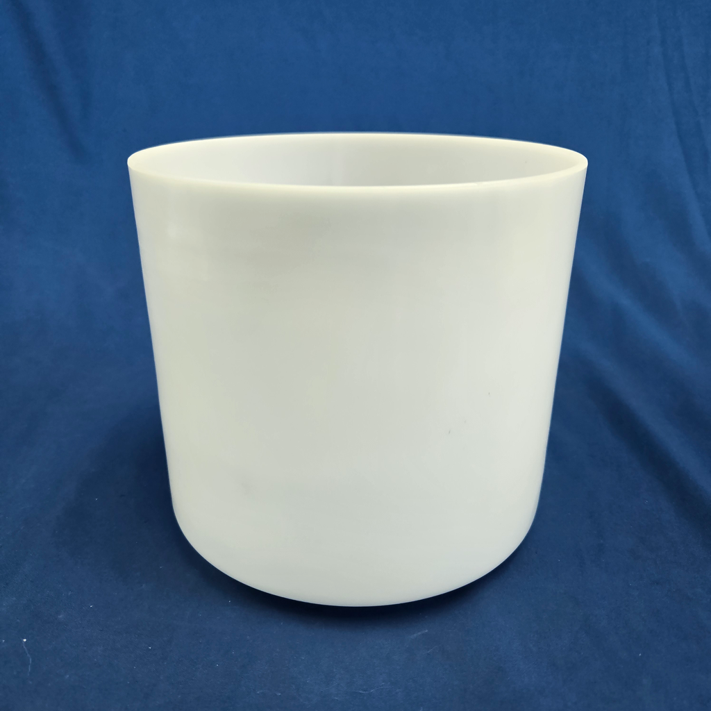 [3926] Moonstone Infused Quartz Crystal Singing Bowl | 7" | 4 F -17 | 345 Hz