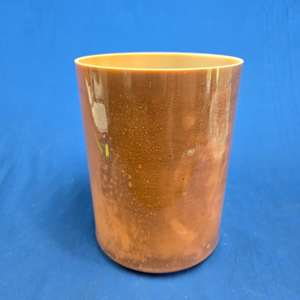 [3940] Cacao Infused Quartz Crystal Singing Bowl | 7" | 4 C +47 | 268 Hz