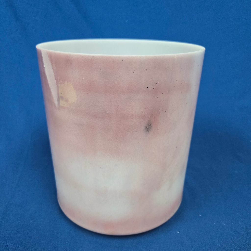 [3943] [#3943] 7" Magenta Sapphire Infused Quartz Crystal Singing Bowl | 4D+22 | 297 Hz