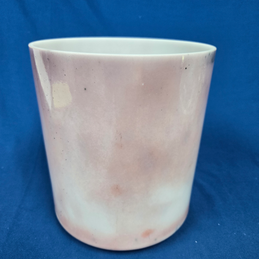 [3946] [#3946] 7" Magenta Sapphire Infused Quartz Crystal Singing Bowl | 4D#-3 | 310 Hz