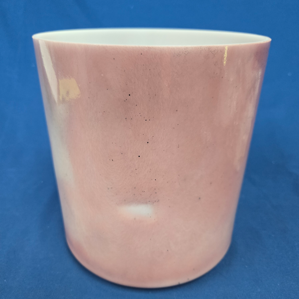 [3949] [#3949] 7" Magenta Sapphire Infused Quartz Crystal Singing Bowl | 4E0 | 329 Hz