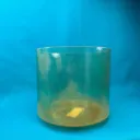 [#1273] 7" Citrine Infused Quartz Crystal Singing Bowl | 4F#-10 | 368 Hz