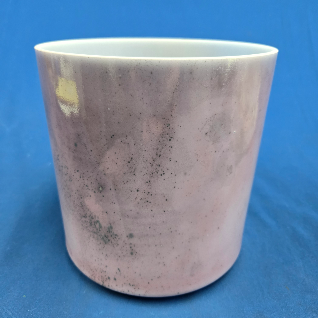 [3962] [#3962] 7" Purple Ruby Infused Quartz Crystal Singing Bowl | 4F-12 | 346 Hz
