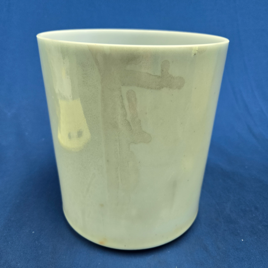 [3970] [#3970] 7" Chrysocolla Infused Quartz Crystal Singing Bowl | 4D#0 | 311 Hz